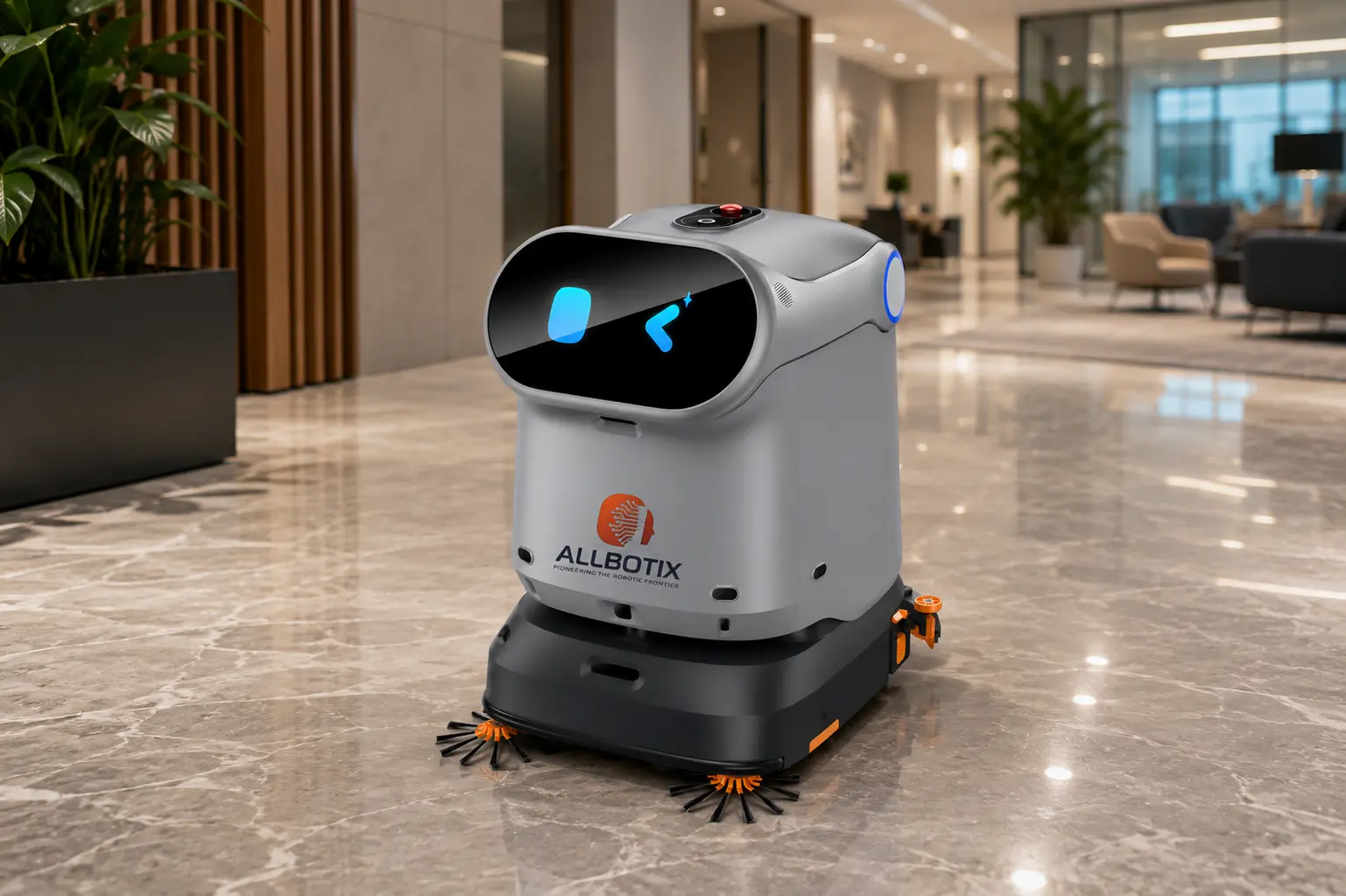 Smart Cleaning Robot display unit