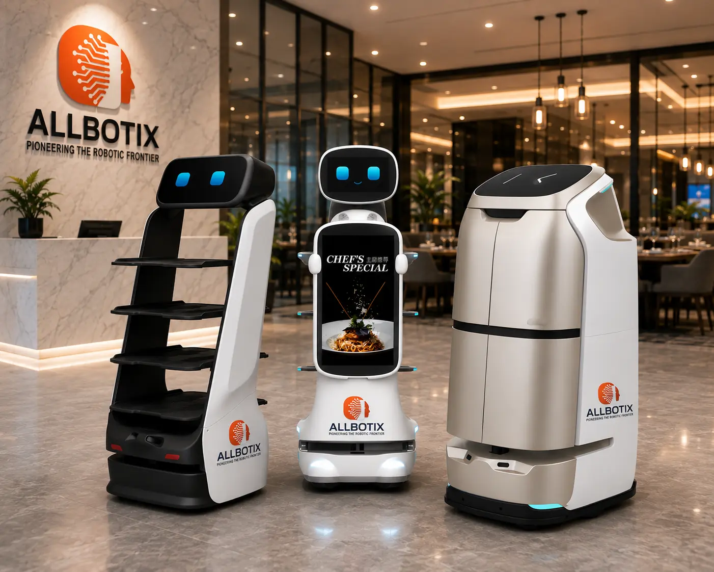 Smart Serving Robot display unit