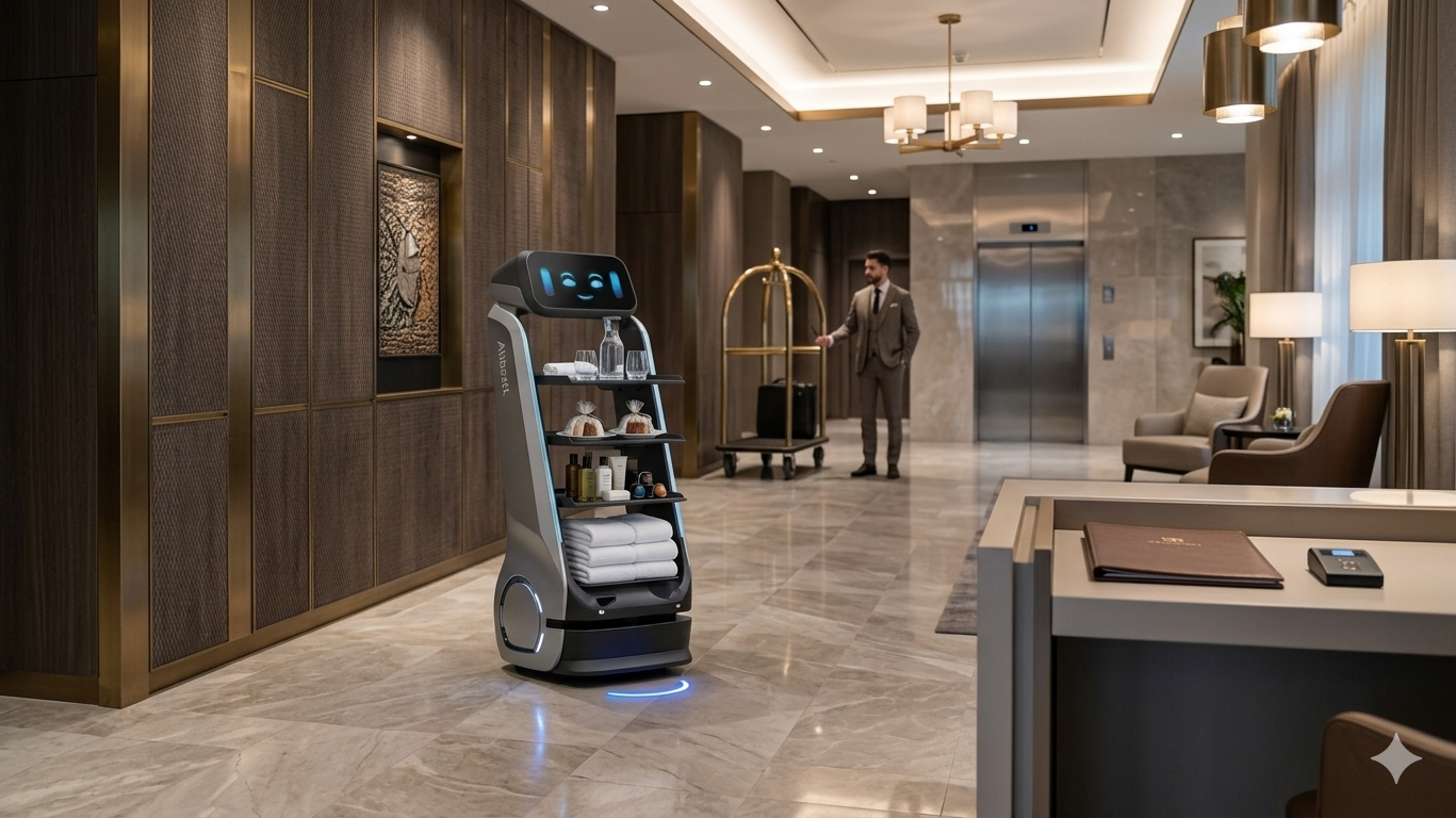 Smart Serving Robot full package contents